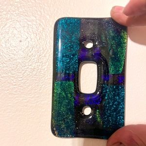 Fused Glass Art: Light Switch Covers